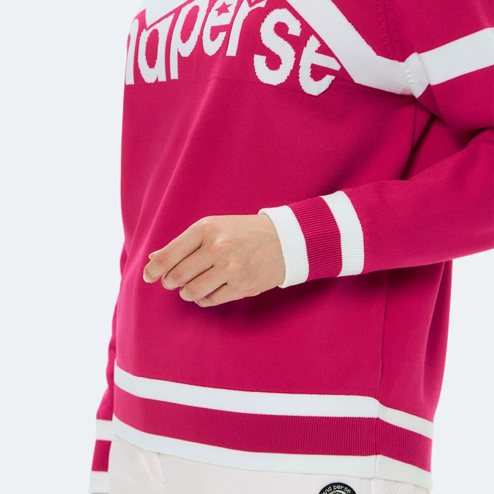 アンパスィ and per se　レディース ウインドシャッター袖 長袖 ハイネック セーター AFF2315A3　2025年モデル 詳細1 詳細9