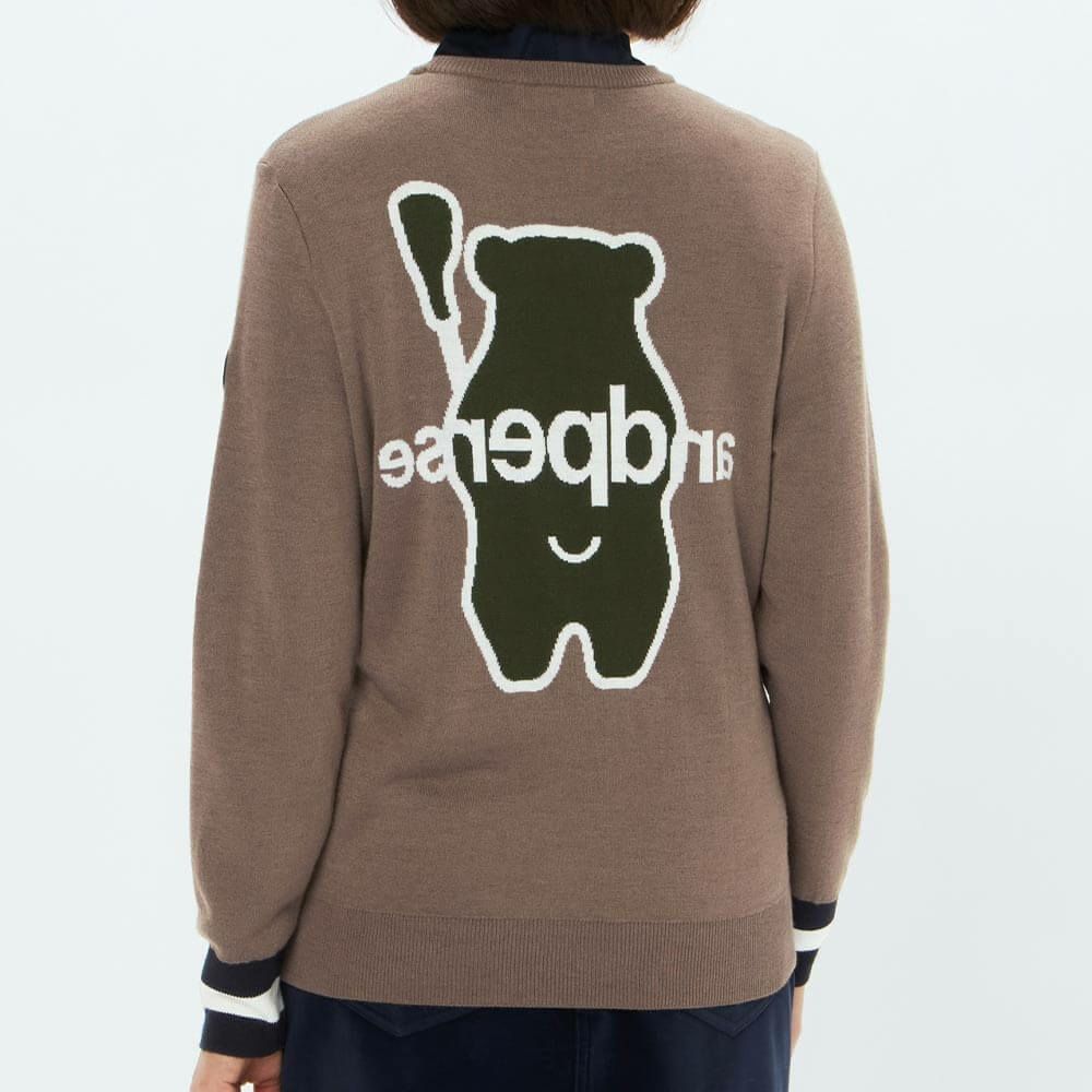 アンパスィ and per se　レディース 長袖 クルーネック セーター AFF2345A7　2025年モデル 詳細1 詳細7