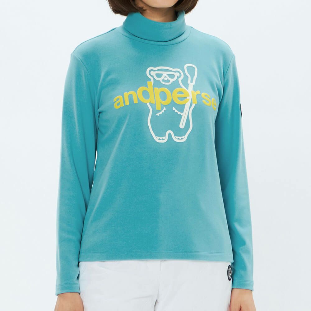 アンパスィ and per se　レディース マシュマロスムース 長袖 ハイネック シャツ AFF9235V8　2025年モデル 詳細1 詳細5