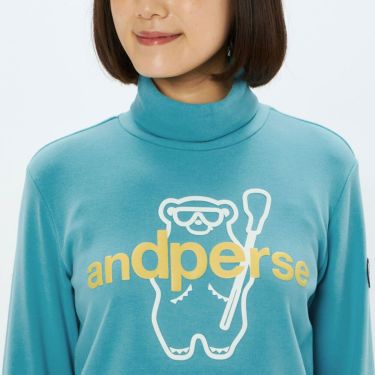 アンパスィ and per se　レディース マシュマロスムース 長袖 ハイネック シャツ AFF9235V8　2025年モデル 詳細1 詳細8