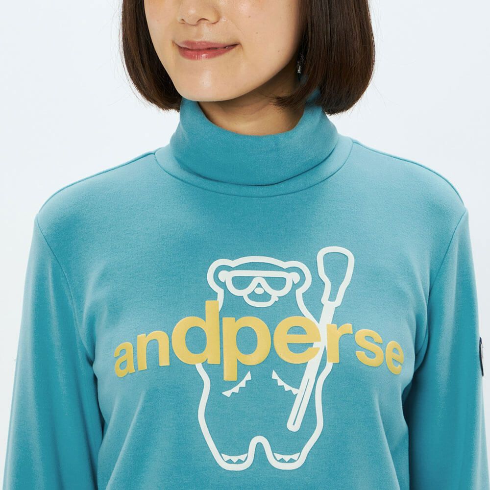 アンパスィ and per se　レディース マシュマロスムース 長袖 ハイネック シャツ AFF9235V8　2025年モデル 詳細1 詳細8