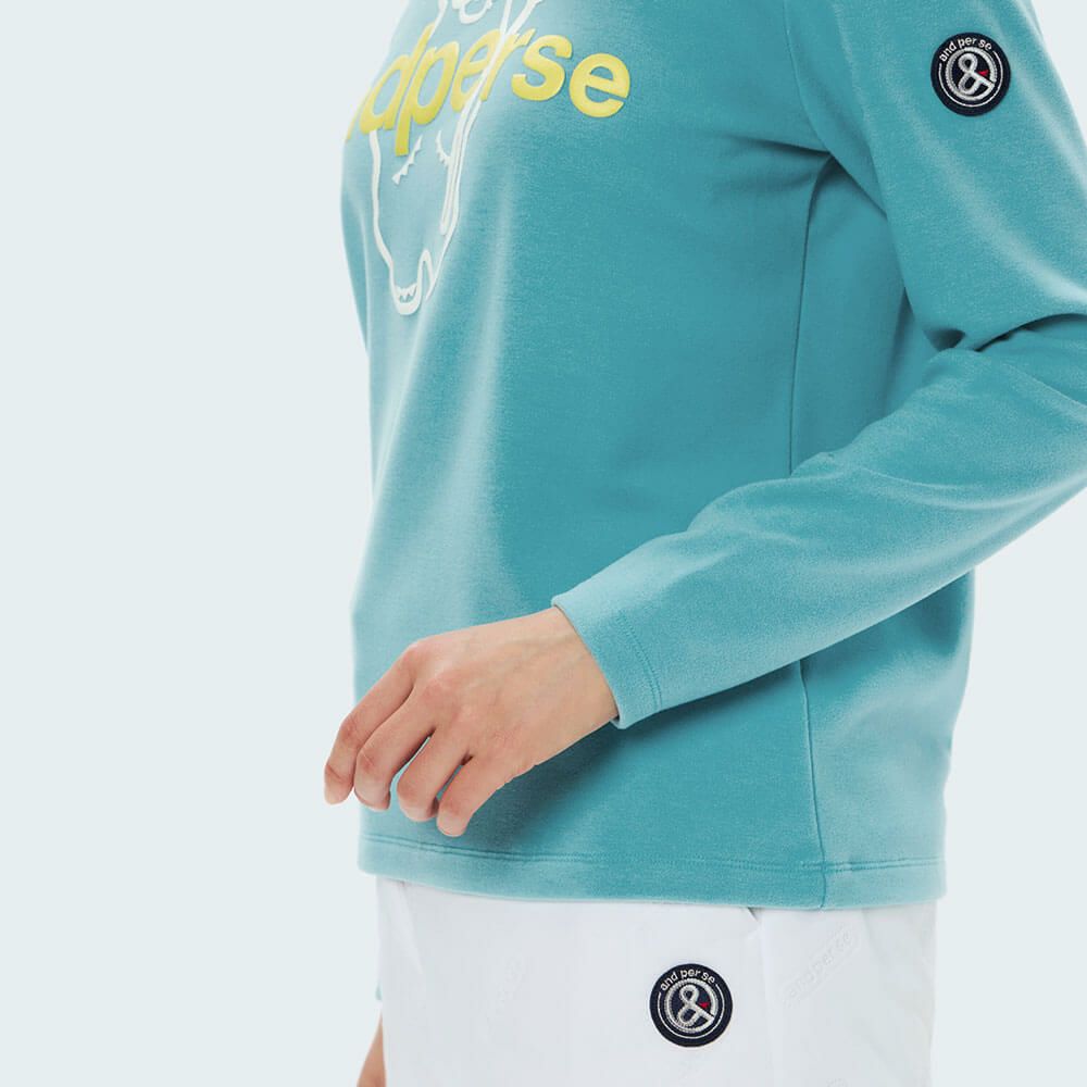 アンパスィ and per se　レディース マシュマロスムース 長袖 ハイネック シャツ AFF9235V8　2025年モデル 詳細1 詳細10