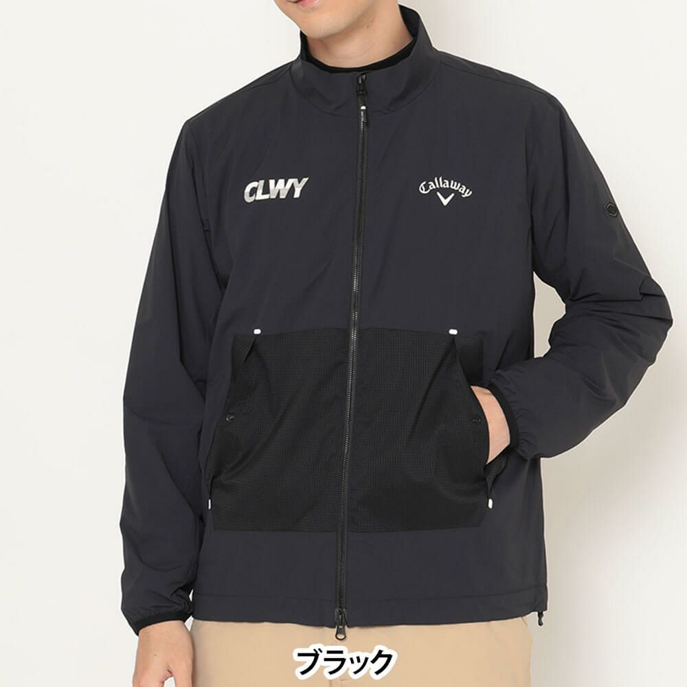 キャロウェイ Callaway　メンズ 長袖 フルジップ ブルゾン C25215103　2025年モデル ブラック