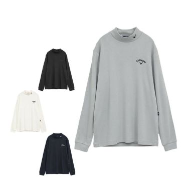 キャロウェイ Callaway メンズ 裏起毛 長袖 ハーフジップ モックネック