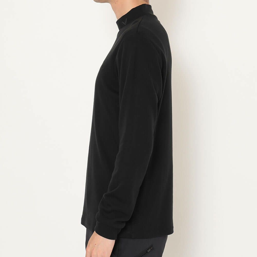 キャロウェイ Callaway　メンズ 裏起毛 スムース 長袖 モックネック シャツ C25233111　2025年モデル 詳細3