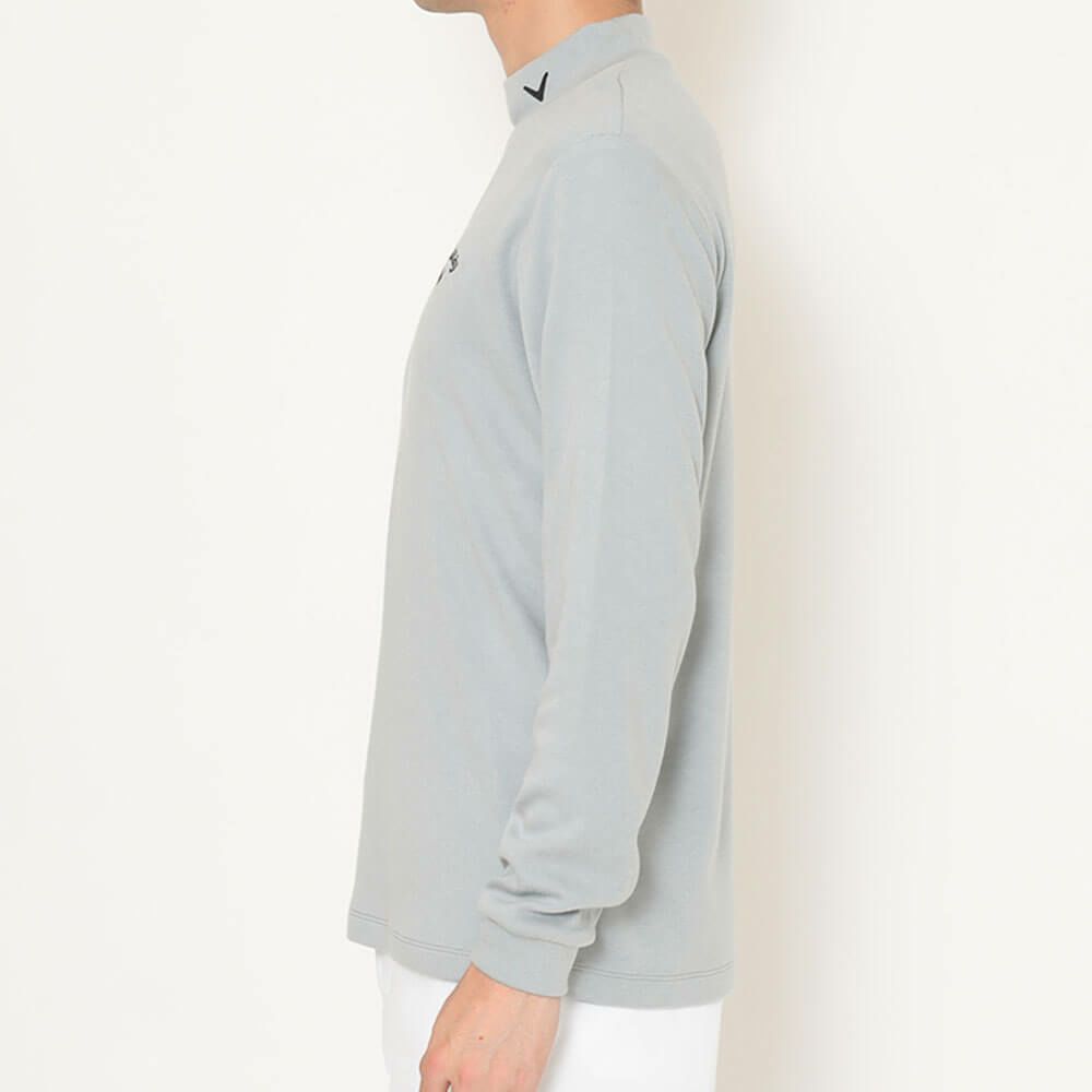 キャロウェイ Callaway　メンズ 裏起毛 スムース 長袖 モックネック シャツ C25233111　2025年モデル 詳細5