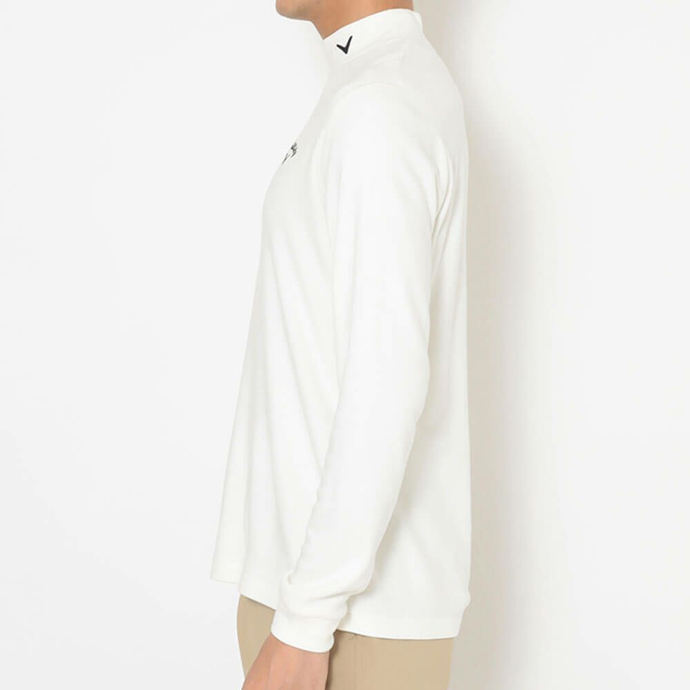 キャロウェイ Callaway　メンズ 裏起毛 スムース 長袖 モックネック シャツ C25233111　2025年モデル 詳細9