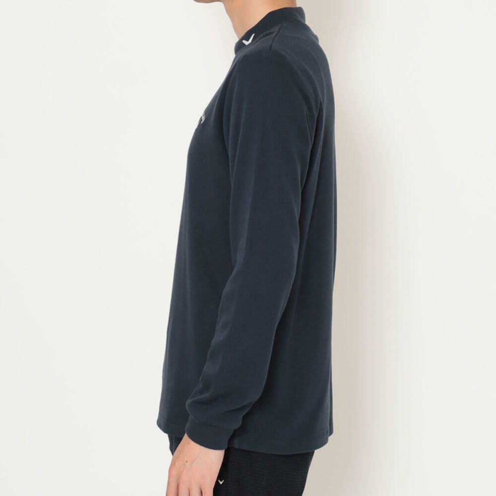 キャロウェイ Callaway　メンズ 裏起毛 スムース 長袖 モックネック シャツ C25233111　2025年モデル 詳細11