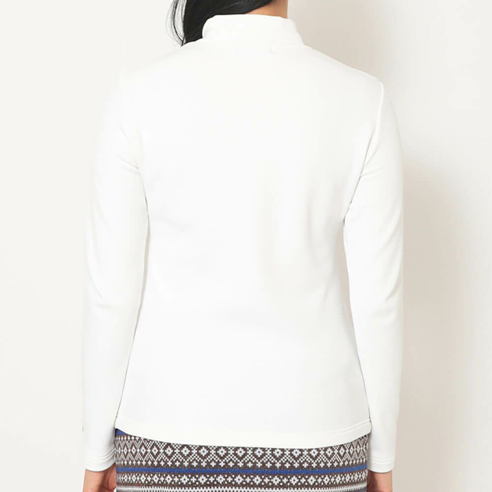 キャロウェイ Callaway　レディース 裏起毛 ダブルニット 長袖 モックネック シャツ C25233205　2025年モデル 詳細6