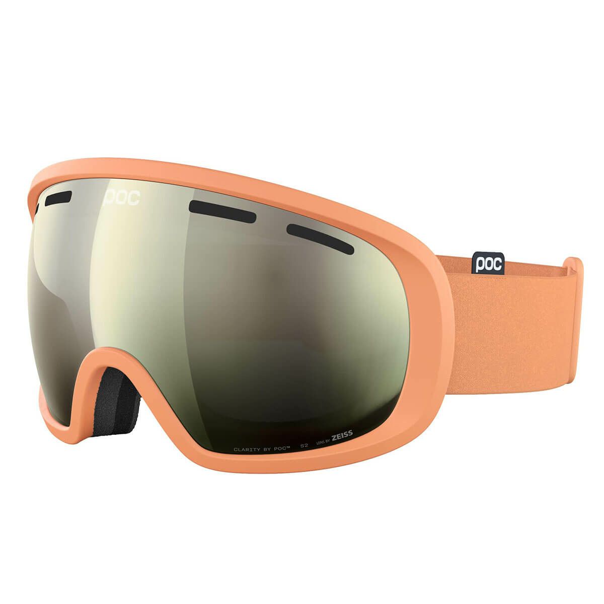 ポック POC　FOVEA WF フォーヴィア/ジャパンフィット Apricot Sunstone/Partly Sunny Ivory　スキー スノーボード ゴーグル 2025-2026 Apricot Sunstone
