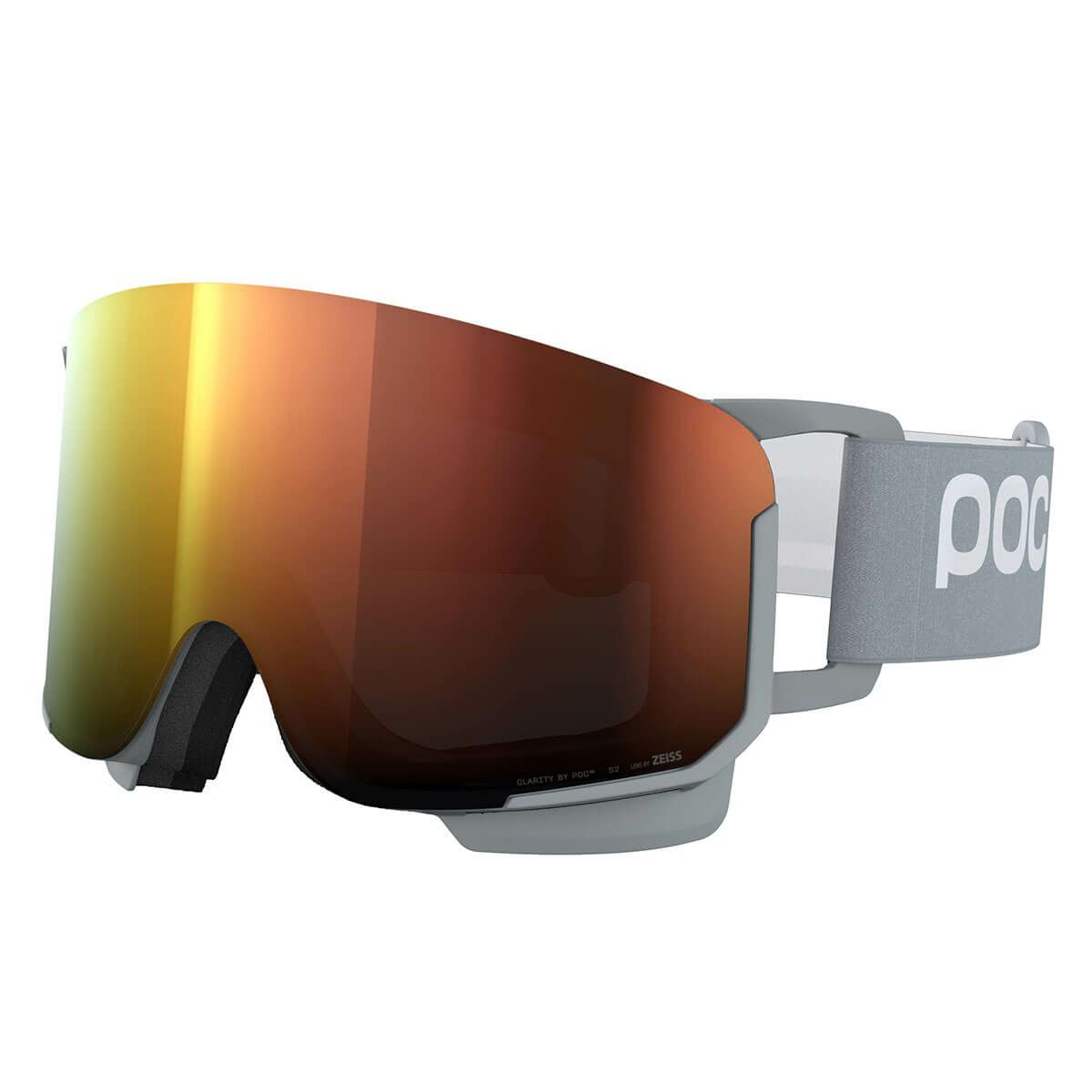 ポック POC　NEXAL WF ネクサル/ジャパンフィット Granite Grey/Partly Sunny Orange　スキー スノーボード ゴーグル 2025-2026 Granite Grey