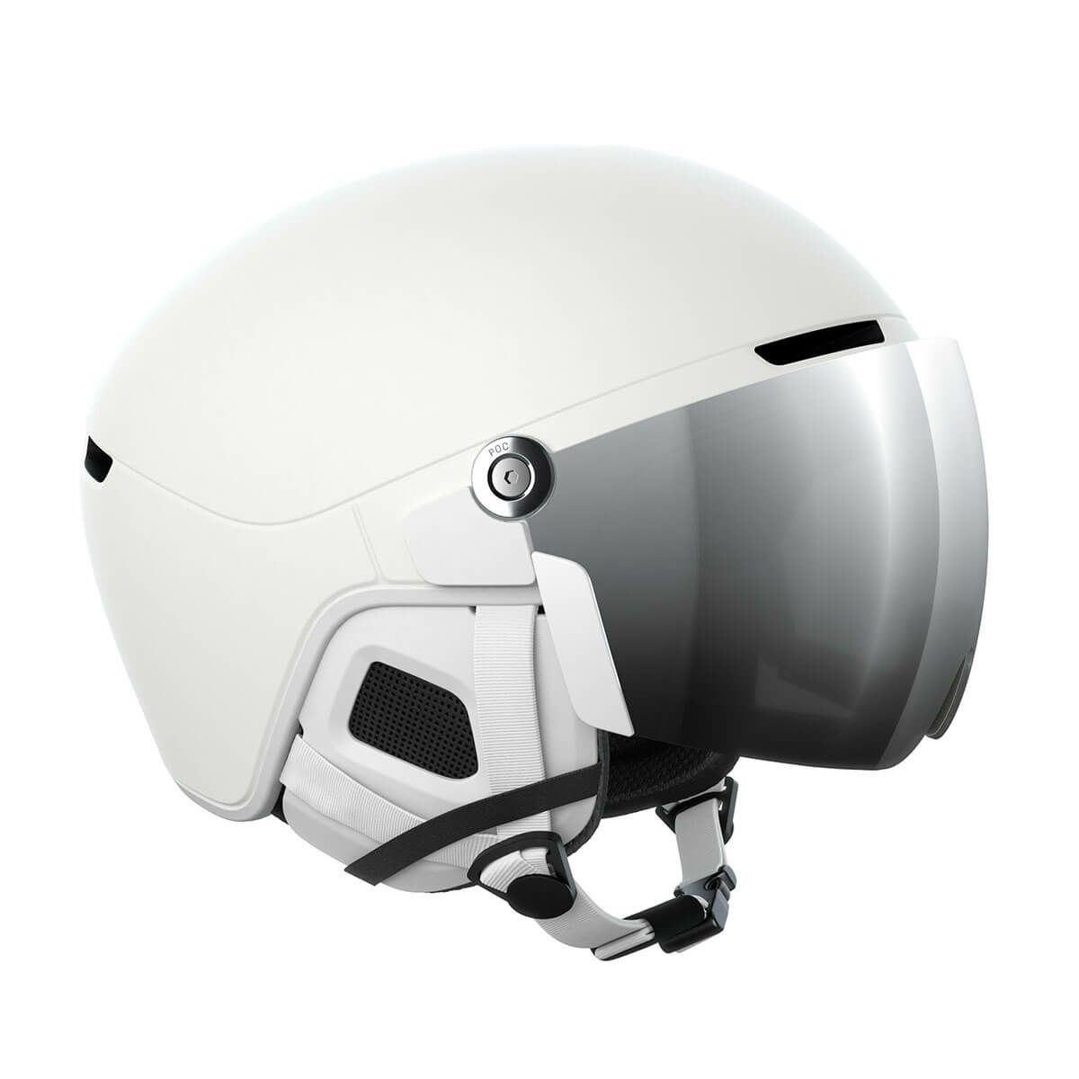 ポック POC　OBEX MIPS VISOR オベックスバイザー Hydrogen WHITE/SUNNY/SILVER　スキー ヘルメット 2025-2026 詳細3