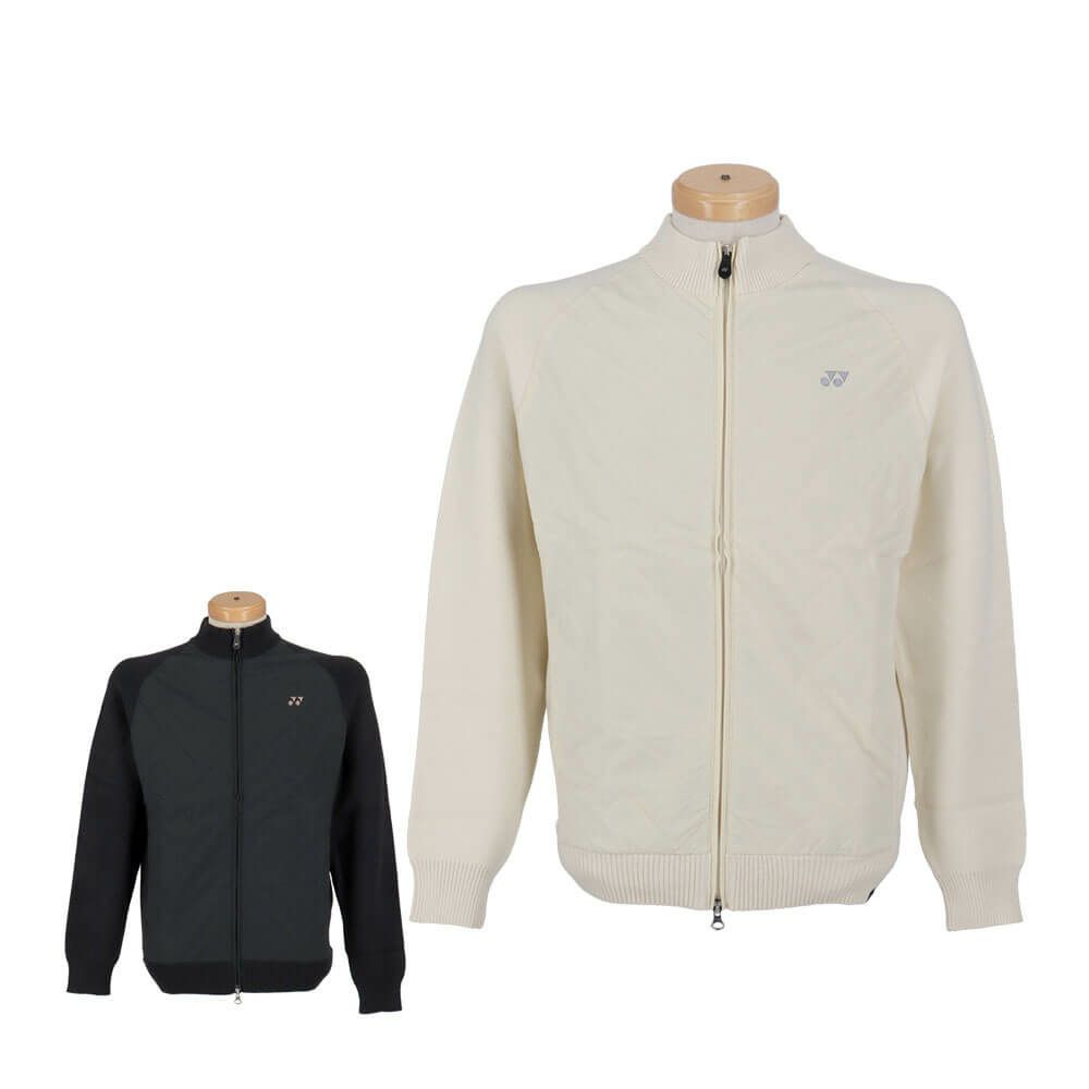 ヨネックス YONEX　メンズ 生地切替 中綿 長袖 フルジップ セーター GWF2063