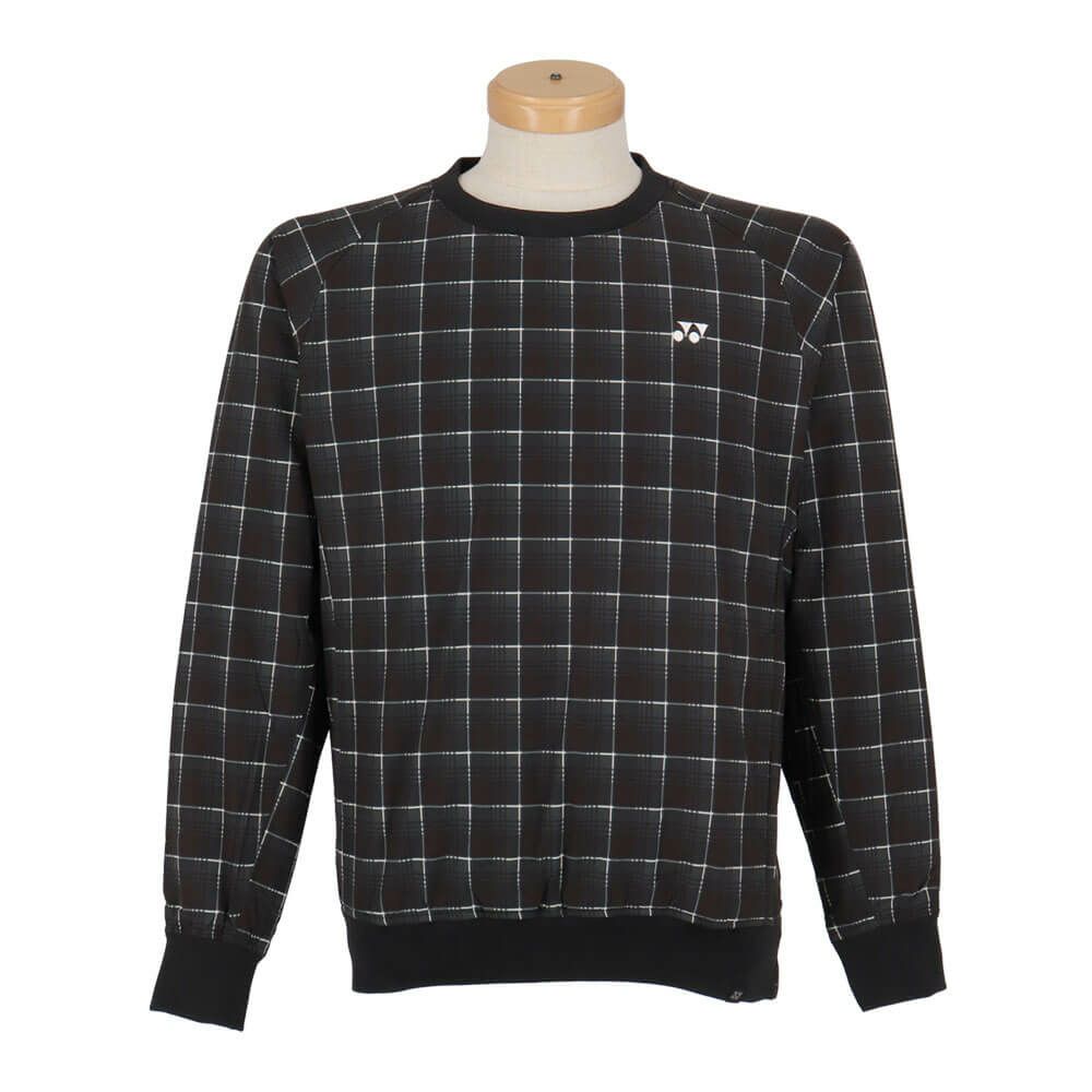 ヨネックス YONEX　メンズ 長袖 クルーネック ブレーカー GWF9225 ブラック