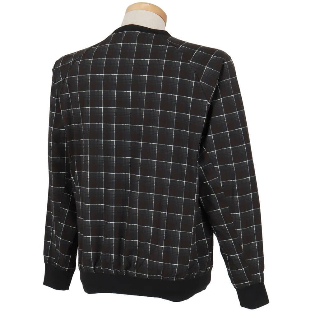 ヨネックス YONEX　メンズ 長袖 クルーネック ブレーカー GWF9225 ブラック 詳細2