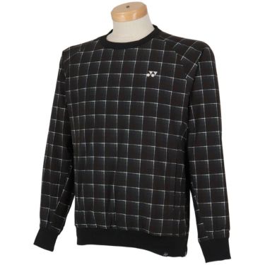 ヨネックス YONEX　メンズ 長袖 クルーネック ブレーカー GWF9225 ブラック 詳細3