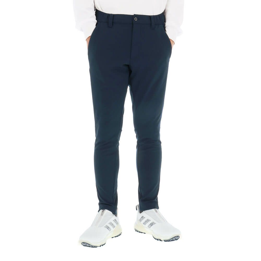 ヨネックス YONEX　メンズ ノータック サイドライン ロングパンツ GWF4196 ネイビーブルー