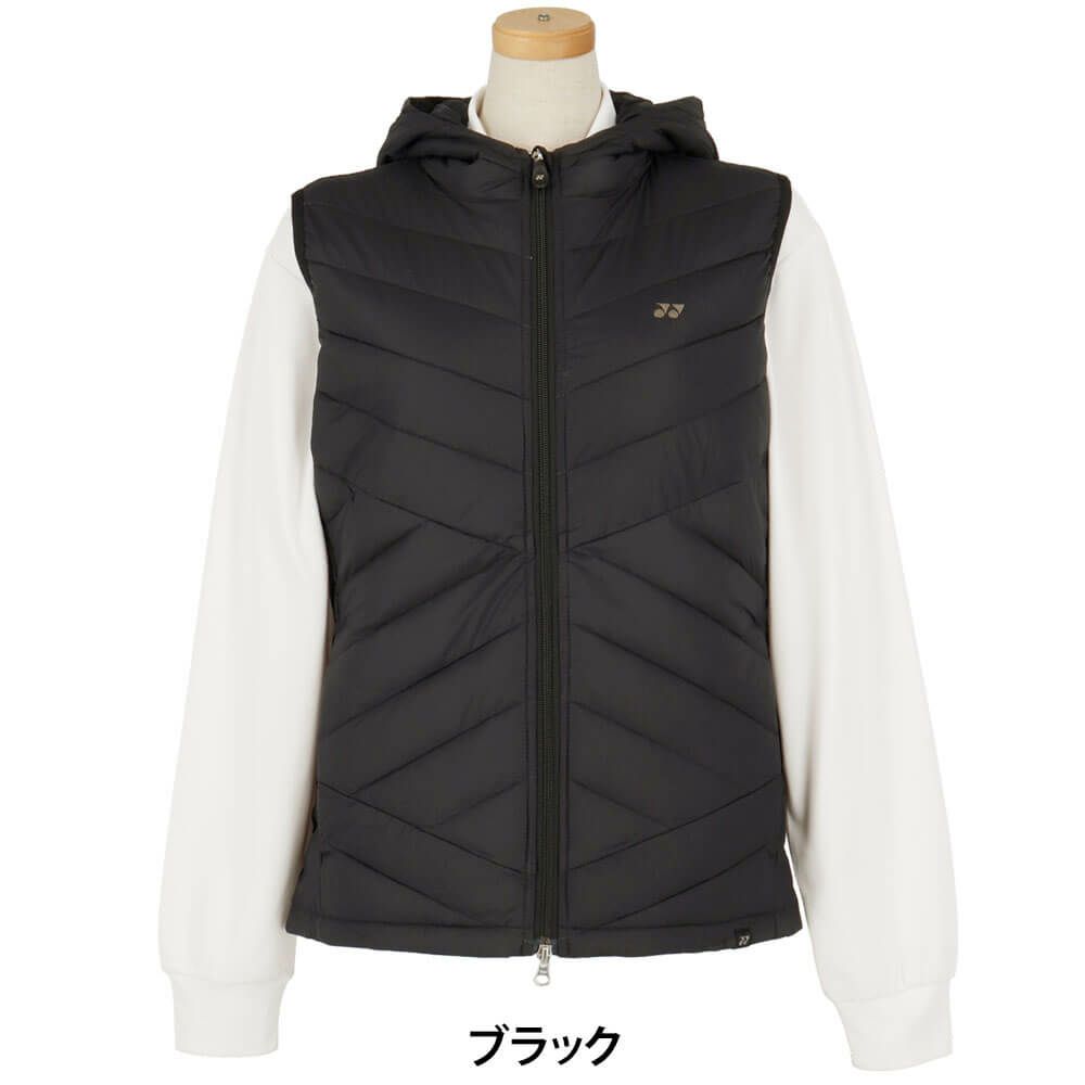 ヨネックス YONEX　レディース 中綿 フルジップ ベスト GWF9760 詳細1 詳細2