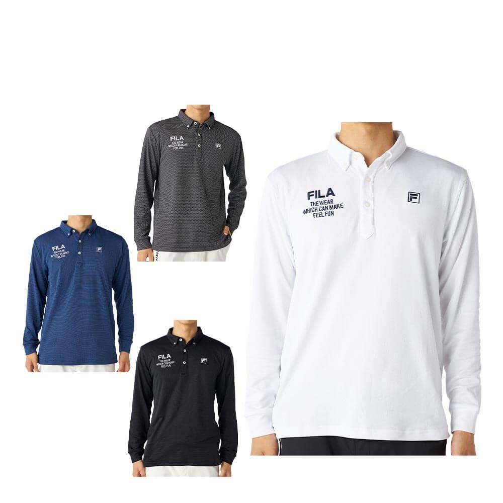フィラ FILA　メンズ 裏起毛 長袖 ポロシャツ 785-502　2025年モデル