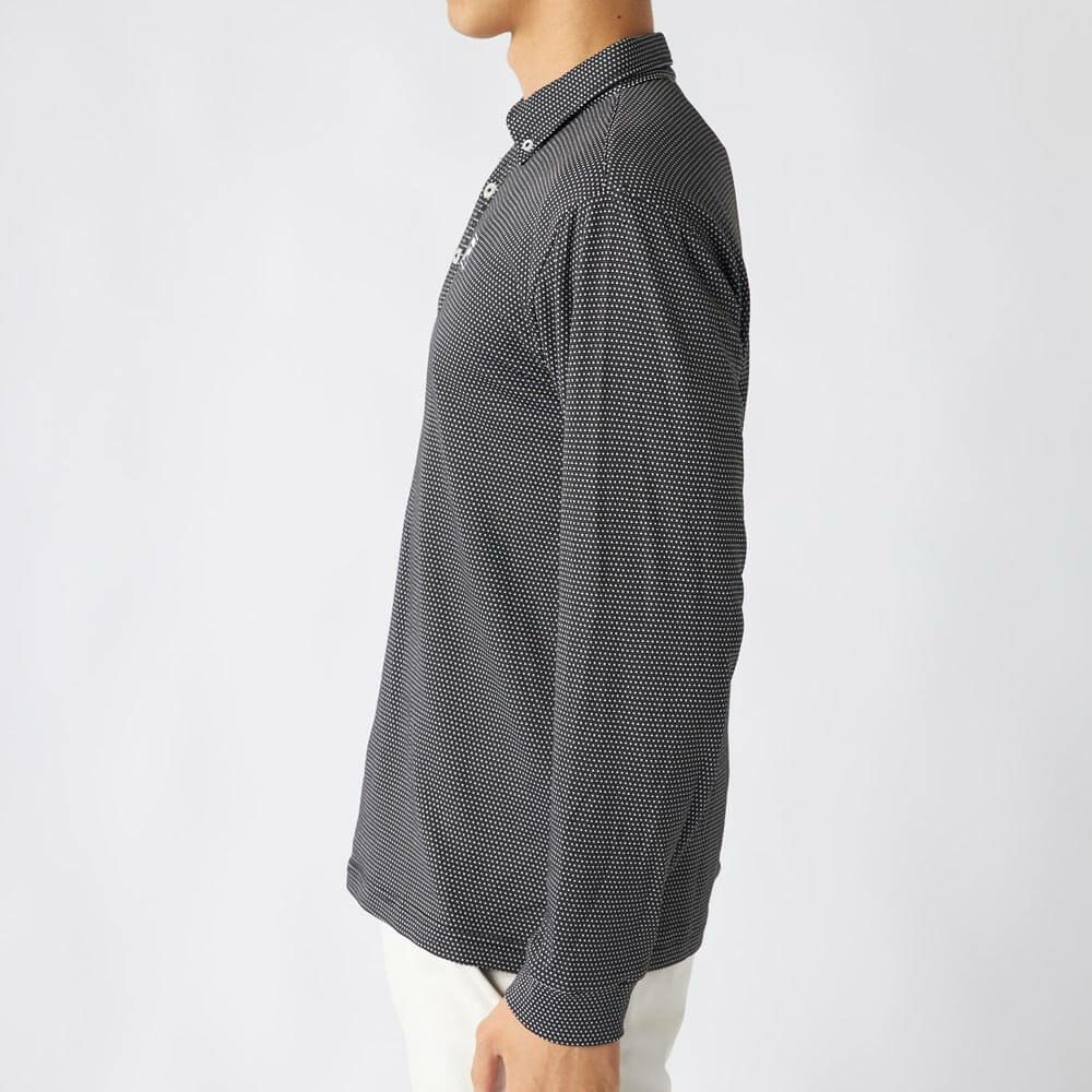 フィラ FILA　メンズ 裏起毛 長袖 ポロシャツ 785-502　2025年モデル 詳細1 詳細4