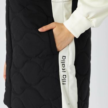 フィラ FILA　レディース 中綿 ノースリーブ フルジップ ワンピース 795-403　2025年モデル 詳細1 詳細11