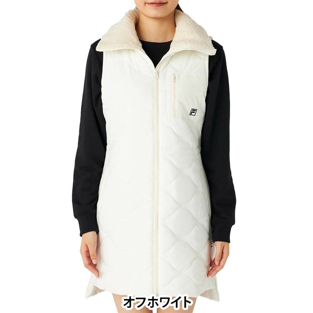 フィラ FILA　レディース 中綿 ノースリーブ フルジップ ワンピース 795-403　2025年モデル 詳細1 詳細12