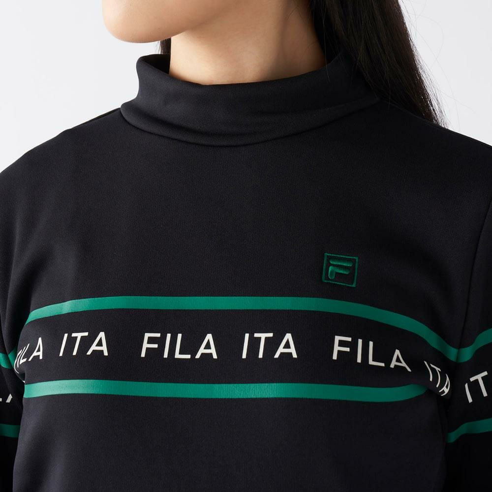 フィラ FILA　レディース 裏起毛 長袖 モックネックシャツ 795-502　2025年モデル 詳細1 詳細5