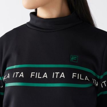 フィラ FILA　レディース 裏起毛 長袖 モックネックシャツ 795-502　2025年モデル 詳細1 詳細5