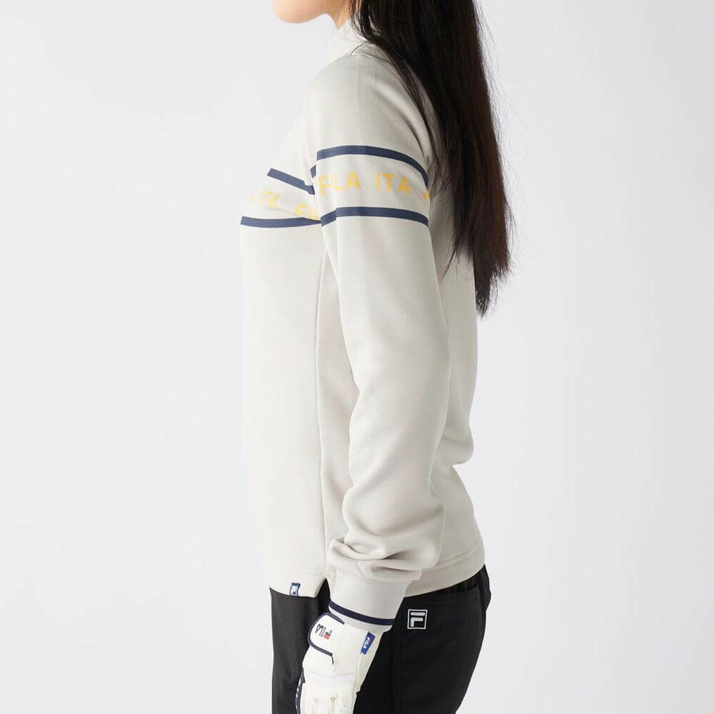 フィラ FILA　レディース 裏起毛 長袖 モックネックシャツ 795-502　2025年モデル 詳細1 詳細9