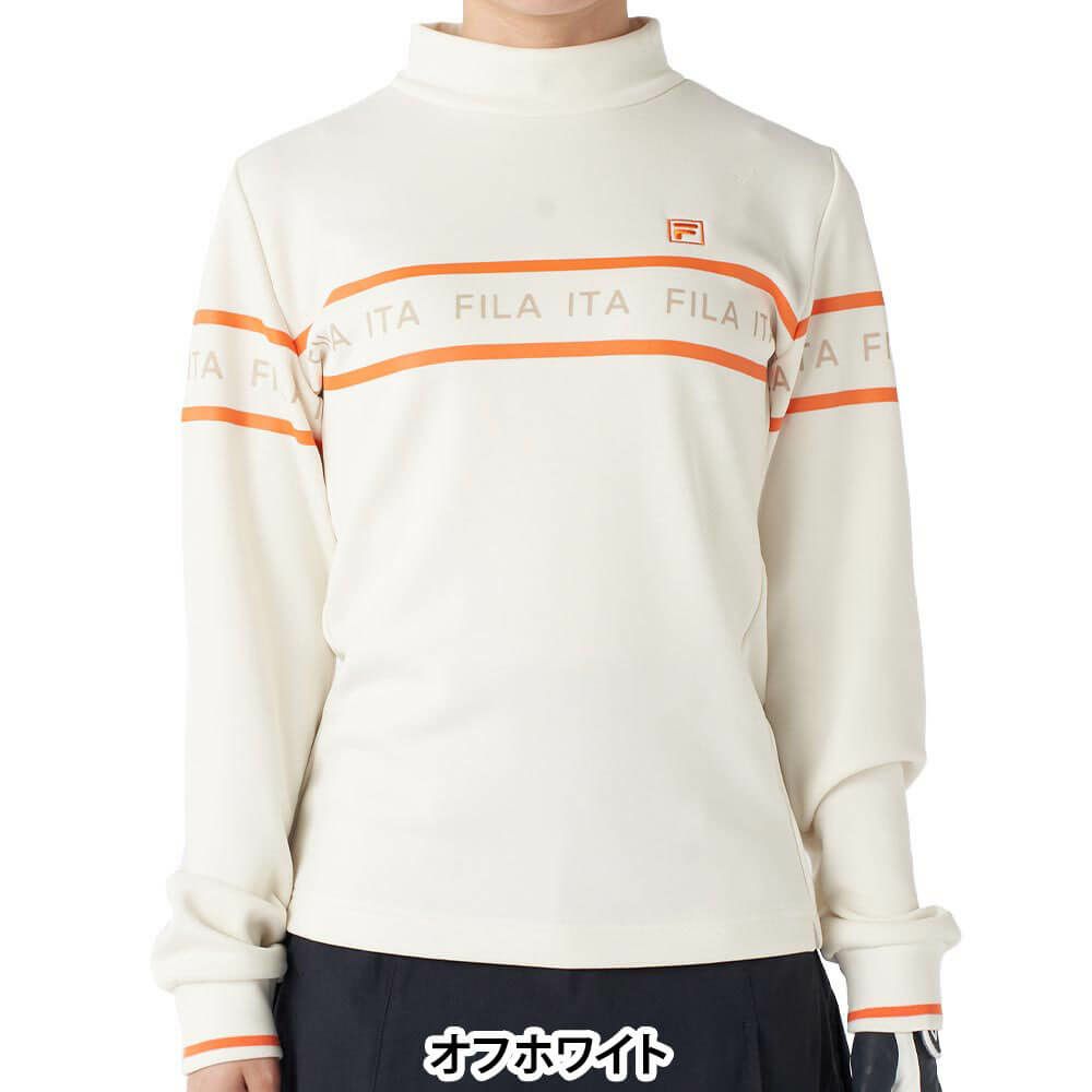 フィラ FILA　レディース 裏起毛 長袖 モックネックシャツ 795-502　2025年モデル 詳細1 詳細10
