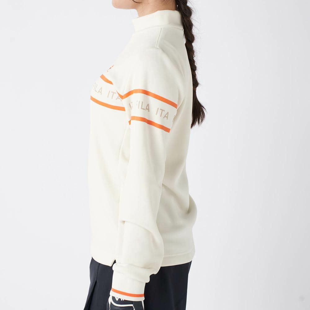 フィラ FILA　レディース 裏起毛 長袖 モックネックシャツ 795-502　2025年モデル 詳細1 詳細12