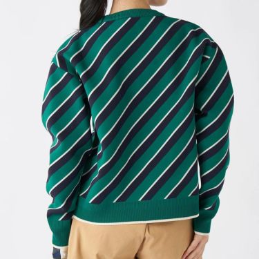 フィラ FILA　レディース 総柄 長袖 クルーネック セーター 795-703　2025年モデル 詳細1 詳細3