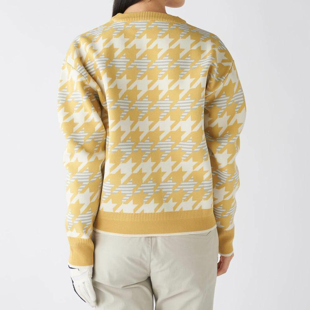 フィラ FILA　レディース 総柄 長袖 クルーネック セーター 795-703　2025年モデル 詳細1 詳細11