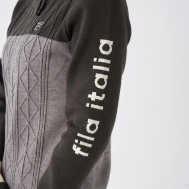 フィラ FILA　レディース 配色切替 長袖 モックネック セーター 795-705　2025年モデル 詳細1 詳細6