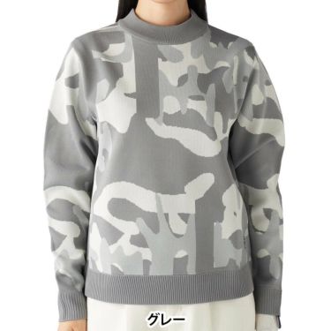 フィラ FILA　レディース ウェーブ柄 長袖 ニット セーター 795-761　2025年モデル 詳細1 詳細5