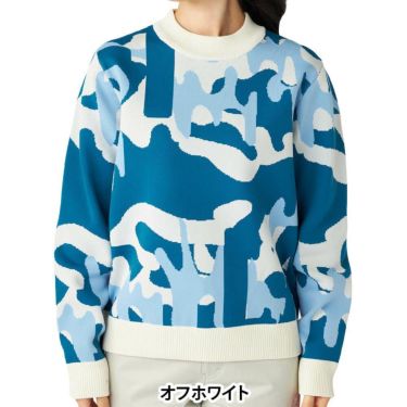 フィラ FILA　レディース ウェーブ柄 長袖 ニット セーター 795-761　2025年モデル 詳細1 詳細8