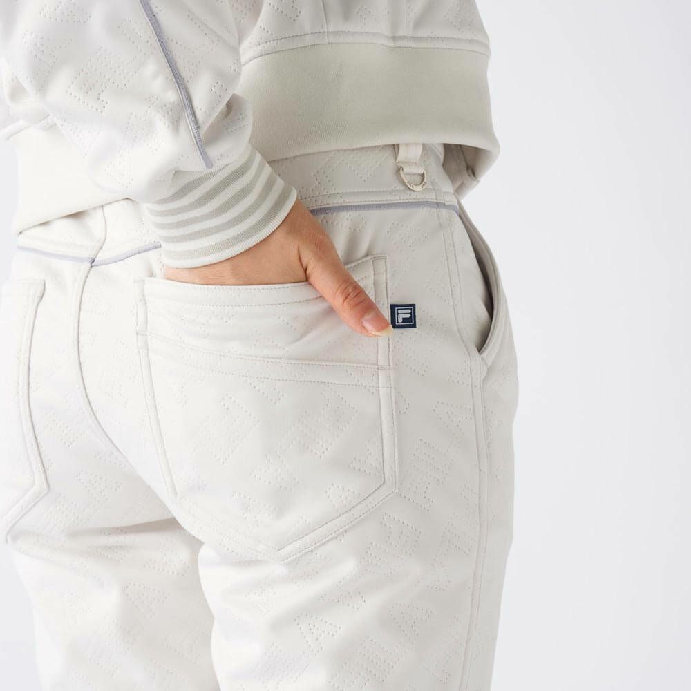 フィラ FILA　レディース キルト ボンディング ロングパンツ 795-307　2025年モデル [裾上げ対応1] 詳細1 詳細11