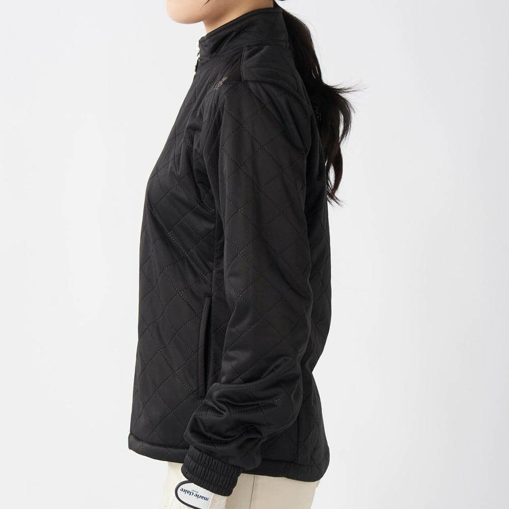 マリクレール marie claire　レディース キルト 長袖 フルジップ ブルゾン 735-254　2025年モデル 詳細1 詳細4