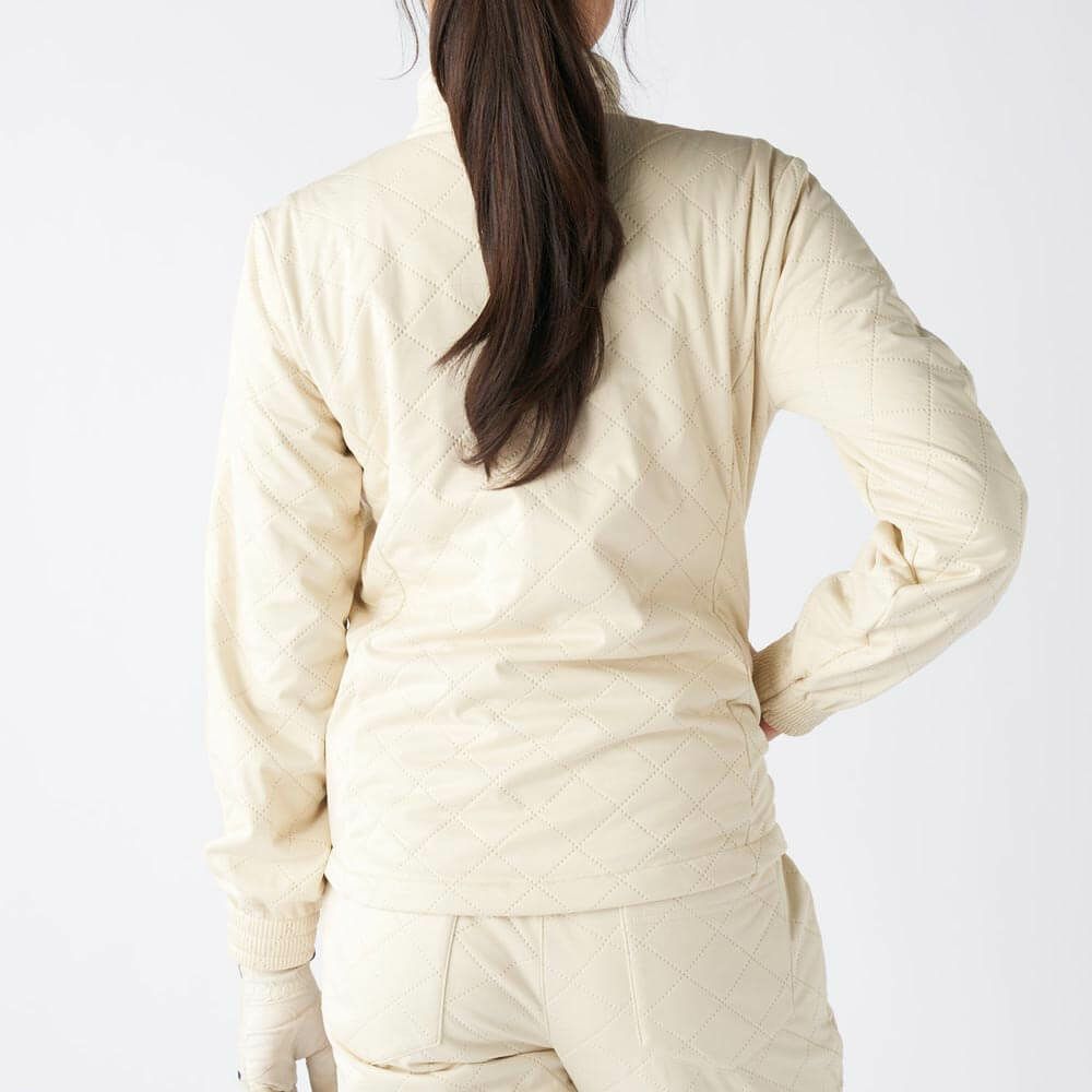 マリクレール marie claire　レディース キルト 長袖 フルジップ ブルゾン 735-254　2025年モデル 詳細1 詳細6