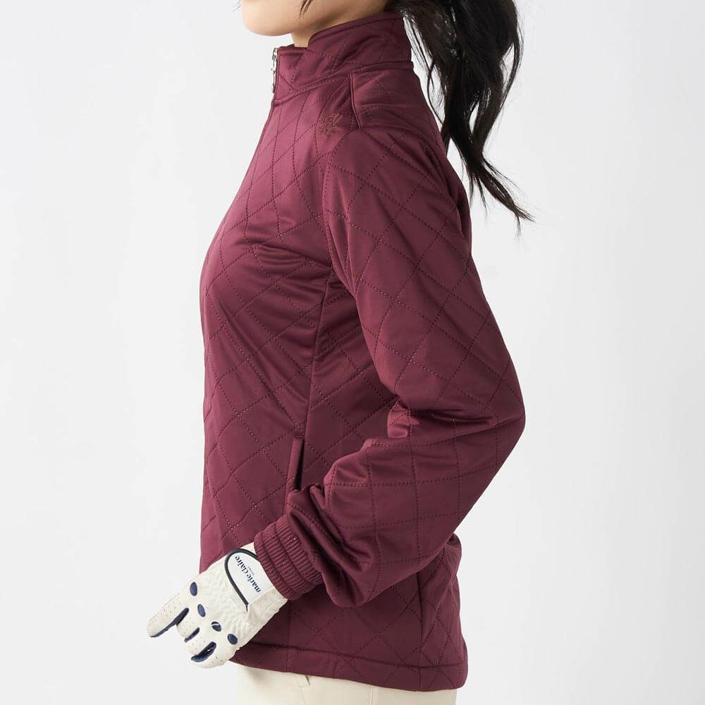 マリクレール marie claire　レディース キルト 長袖 フルジップ ブルゾン 735-254　2025年モデル 詳細1 詳細13