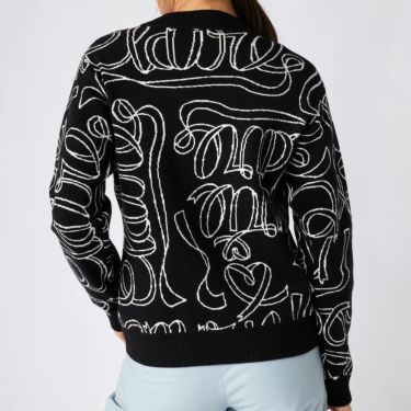 マリクレール marie claire　レディース リボンロゴ 長袖 クルーネック セーター 735-750　2025年モデル 詳細1 詳細3