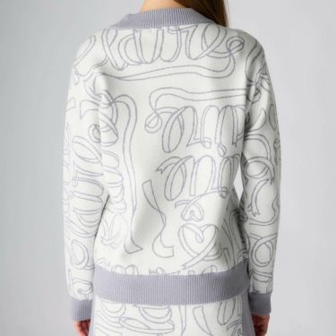 マリクレール marie claire　レディース リボンロゴ 長袖 クルーネック セーター 735-750　2025年モデル 詳細1 詳細9