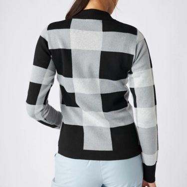 マリクレール marie claire　レディース チェック柄 長袖 モックネック セーター 735-751　2025年モデル 詳細1 詳細6