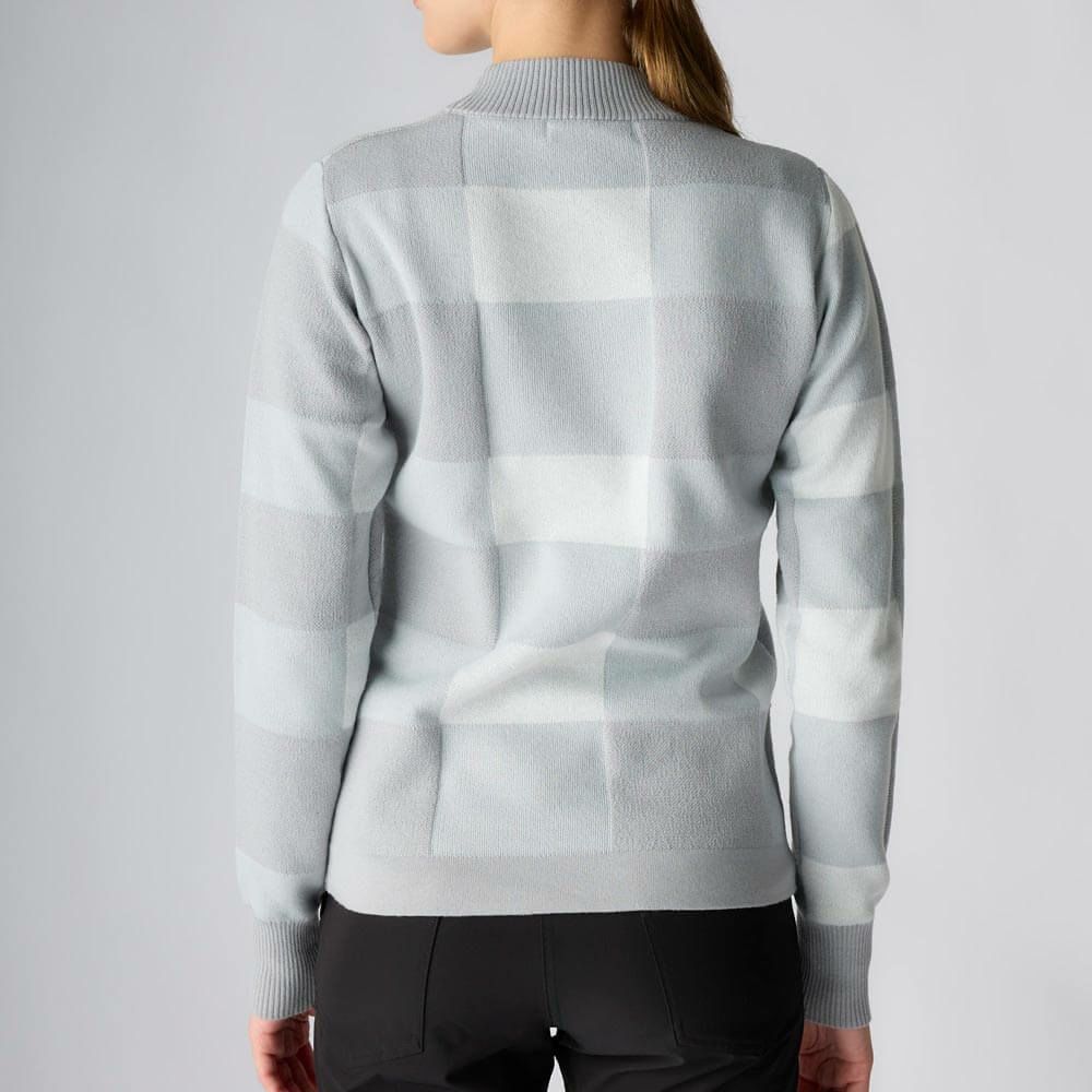 マリクレール marie claire　レディース チェック柄 長袖 モックネック セーター 735-751　2025年モデル 詳細1 詳細9