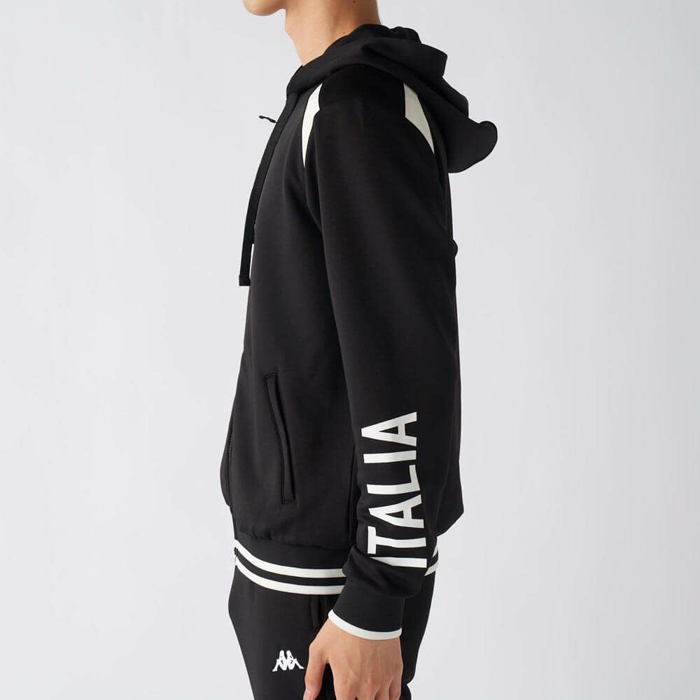 カッパ Kappa　メンズ ダンボールスウェット 長袖 フルジップ パーカー 635-407　2025年モデル 詳細1 詳細4