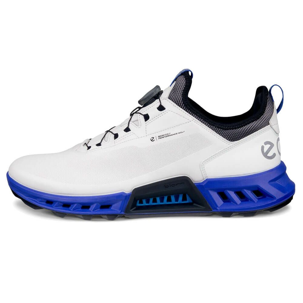 ecco エコー　BIOM C4 BOA バイオム C4 ボア　メンズ スパイクレス ゴルフシューズ 130424 61109 WHITE/VIRTUAL　2025年モデル 詳細1