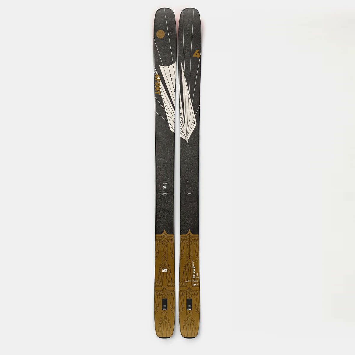 フォーフロント 4FRNT　NEVAR 4-LOCK ネヴァー フォーロック　スキー板 単品 2025-2026 詳細2