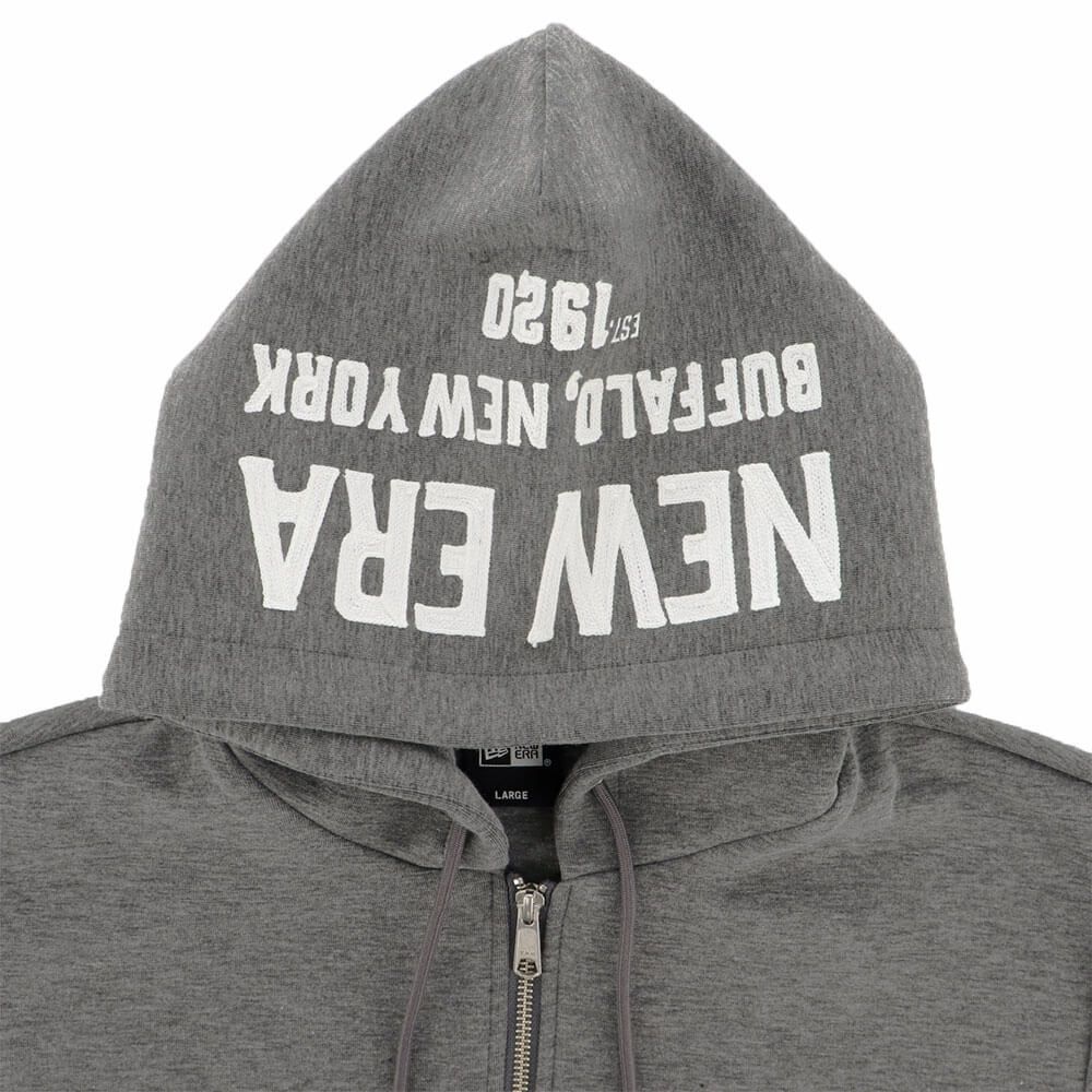 ニューエラ NEW ERA　メンズ テックスウェット 長袖 フルジップ フーディー　2025年モデル 詳細6