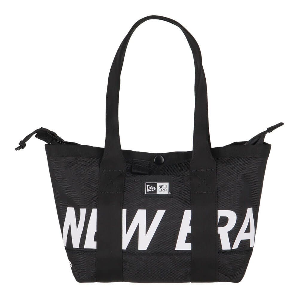 ニューエラ NEW ERA　プリントロゴ ミニ トートバッグ 14521300 ブラック×ホワイト　2025年モデル ブラック×ホワイト