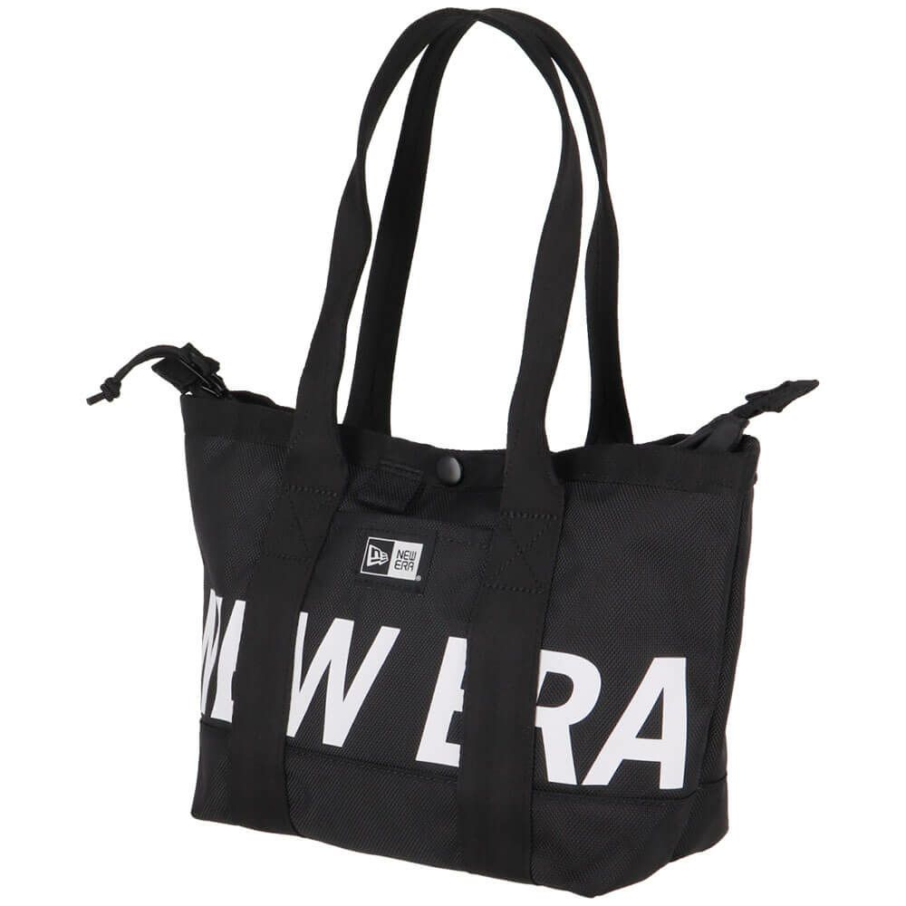 ニューエラ NEW ERA　プリントロゴ ミニ トートバッグ 14521300 ブラック×ホワイト　2025年モデル ブラック×ホワイト 詳細2